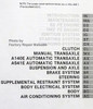 1995 Toyota Repair Manual Table of Contents 1