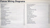 2006 Ford Focus Electrical Wiring Diagrams Table of Contents