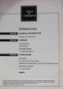 2000 Lincoln Continental Workshop Manual Table of Contents 1