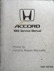 Honda Accord 1993 Service Manual