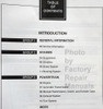 1998 Ford Ranger Service Manual Table of Contents 1