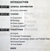 1999 Ford Ranger Service Manual  Table of Contents 1