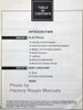 2000 Ford Ranger Workshop Manual Table of Contents 1