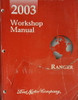 2003 Ford Ranger Workshop Manual