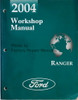 2004 Ford Ranger Workshop Manual 