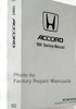 1991 Honda Accord Service Manual