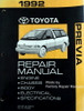 1992 Toyota Previa Repair Manual