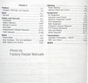 2010 Cadillac DTS Service Manual Table of Contents 2