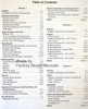 2013 Chevy Malibu Service Manual Table of Contents 1