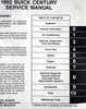 1992 Buick Century Service Manual