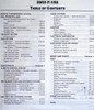 2003 Ford F-150 Workshop Manuals Table of Contents 2