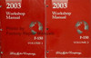 2003 Ford F-150 Workshop Manual Volume 1 & 2