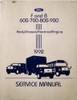 1992 Ford F and B 600 - 700 - 800 - 900 Service Manual