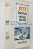 1977 Dodge Trucks Service Manual Models 100-800 Spine View