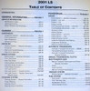 2001 Lincoln LS Workshop Manual Table of Contents 1