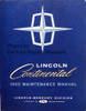 1965 Lincoln Continental Shop Manual