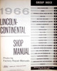 1966 Lincoln Continental Factory Shop Manual Table of Contents