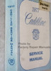 1977 Cadillac Service Manual