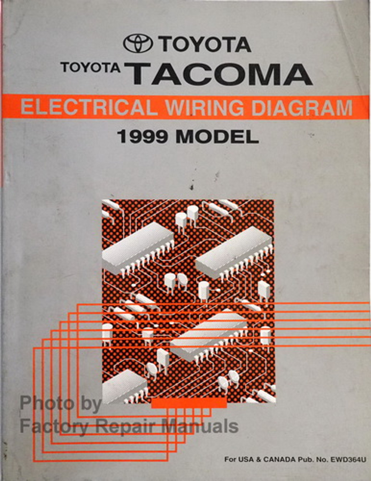 1999 Toyota Tacoma Electrical Wiring Diagrams Original Factory Manual