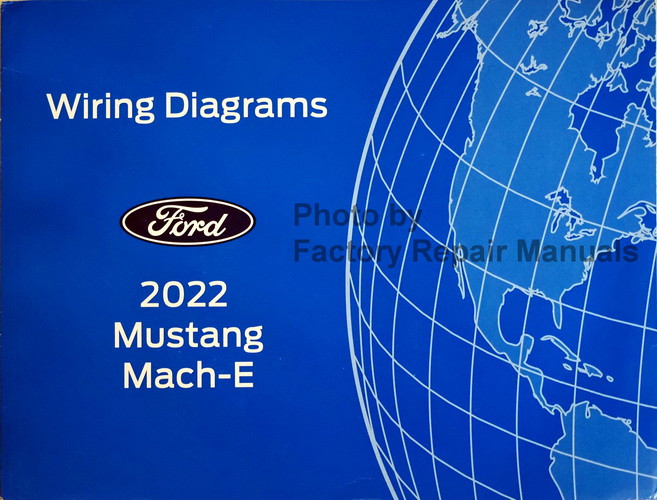 2022 Ford Mustang MachE Factory Service Manual Original Shop Repair