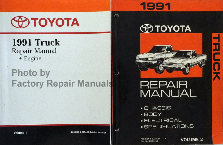 1991 Toyota Truck Electrical Wiring Diagrams Original Manual Factory