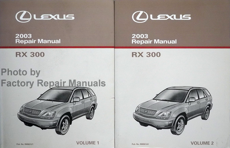 Toyota - Lexus - RX300 - Factory Repair Manuals