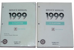 1999 Buick Park Avenue Factory Service Manual Set Original Shop Repair