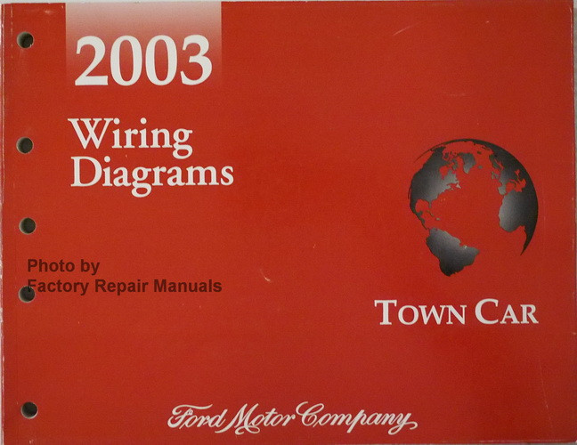 2003 Lincoln Town Car Factory Service Manual Original Shop Repair