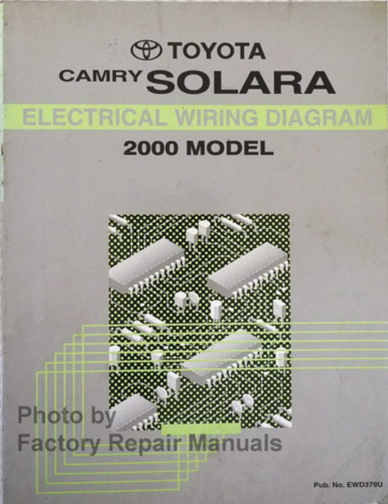 2000 Toyota Camry Solara Coupe Electrical Wiring Diagrams Manual