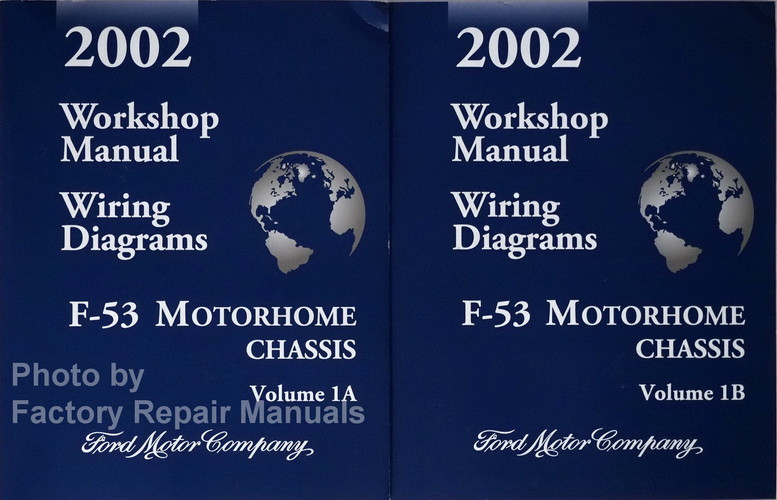2002 Ford F53 Motorhome Chassis Factory Shop Service Manual and Wiring