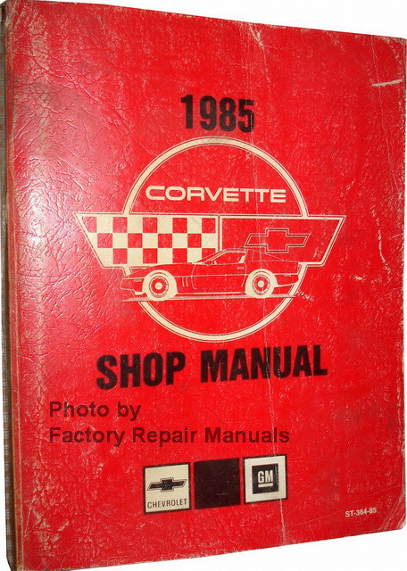 1985 CORVETTE FACTORY SERVICE MANUAL visual data 8