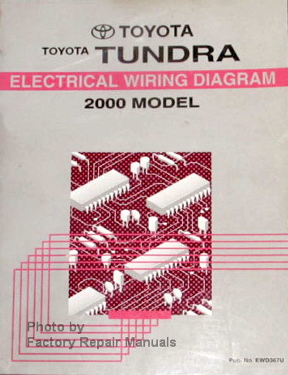 2000 Toyota Tundra Truck Electrical Wiring Diagrams Original Manual