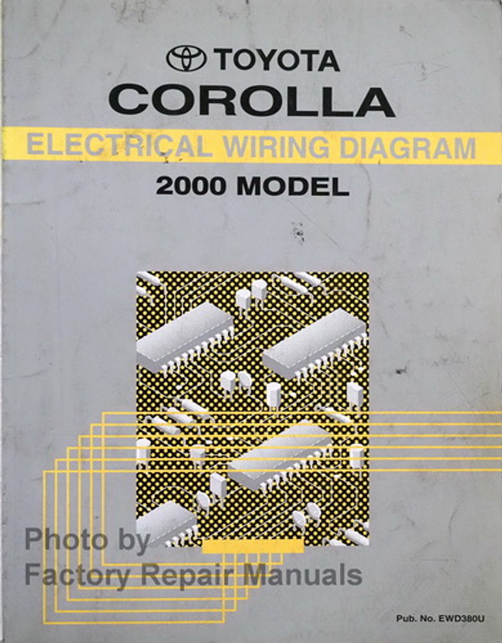2000 Toyota Corolla Electrical Wiring Diagrams Manual Original