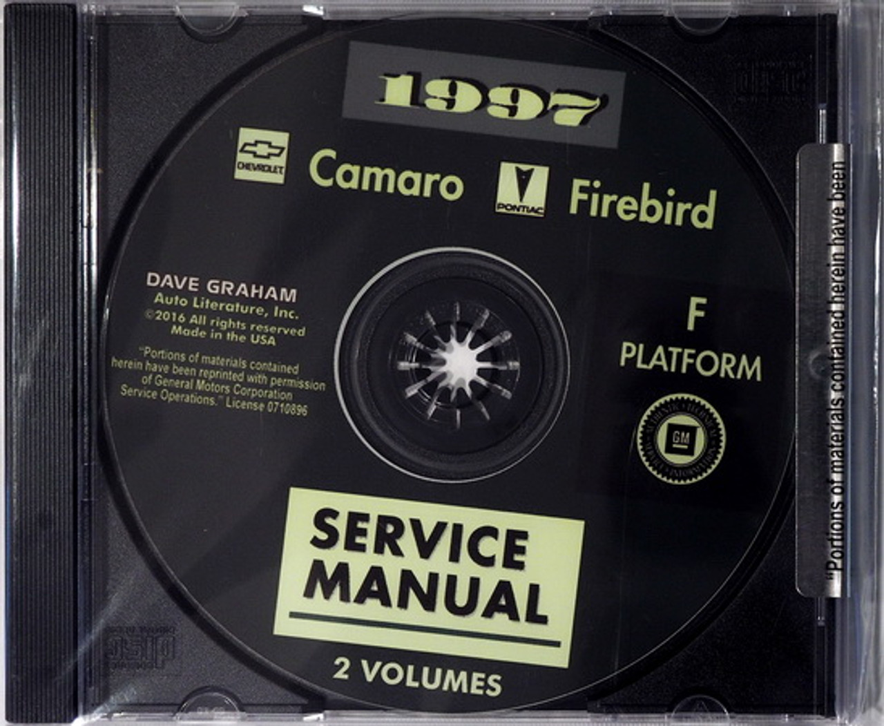 1998 Camaro Trans Am Firebird Shop Manual CD Chevy Z28 Pontiac Service Repair 