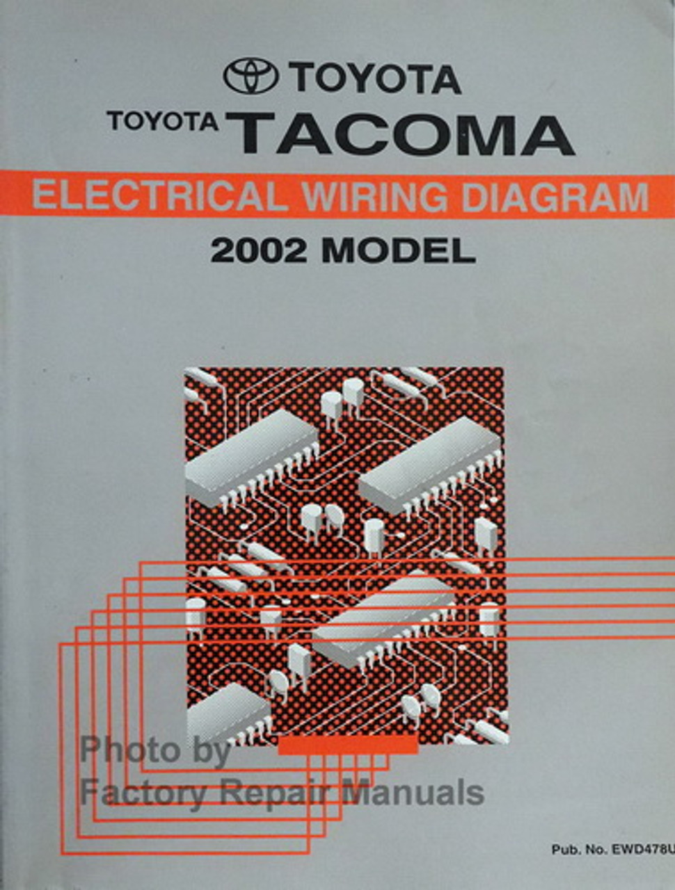 2002 Toyota Tacoma Electrical Wiring Diagrams Original Manual Factory Repair Manuals