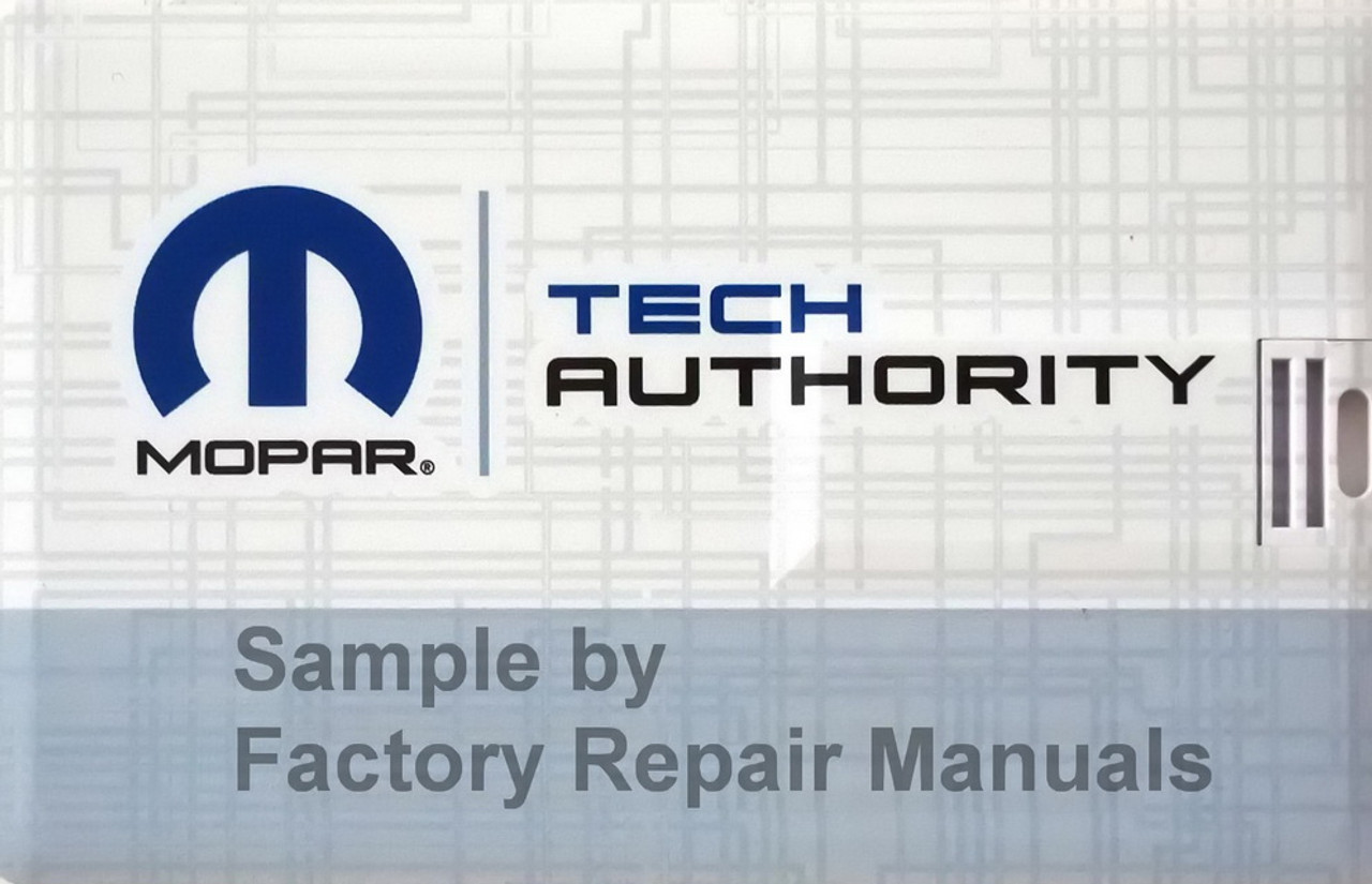 2021 Jeep Wrangler Factory Service Manual USB Original Shop Repair -  Factory Repair Manuals