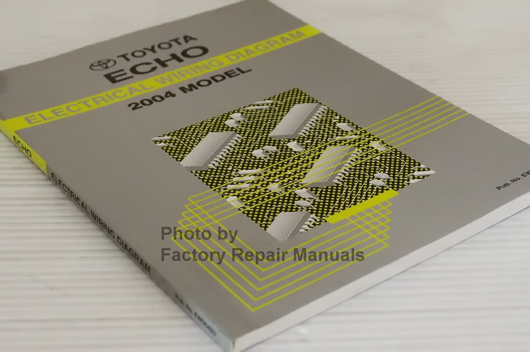 2004 Toyota Echo Electrical Wiring Diagrams Manual Original Factory