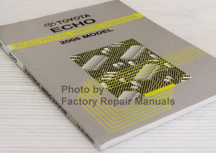 2005 Toyota Echo Electrical Wiring Diagrams Manual Original Factory