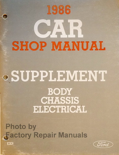 1986 FORD F150 REPAIR MANUAL FREE DOWNLOAD visual data 4