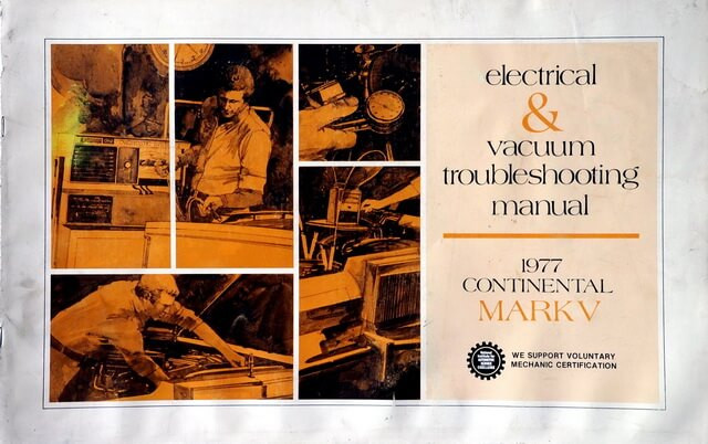 1986 Lincoln Continental & Mark VII Electrical Troubleshooting Manual