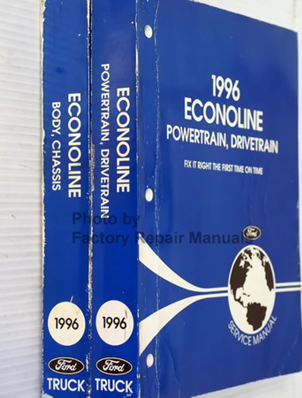 1996 Ford Econoline E150 E250 E350 Factory Shop Service Manual Set