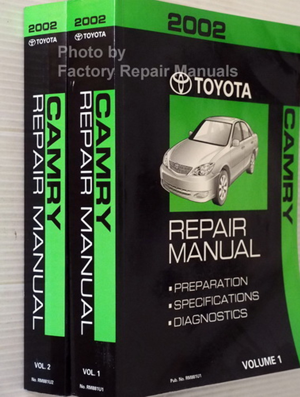 2002 Toyota Camry Shop Service Repair Manual 