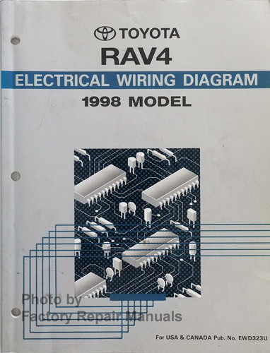 1998 Toyota RAV4 Electrical Wiring Diagrams Original Manual Factory