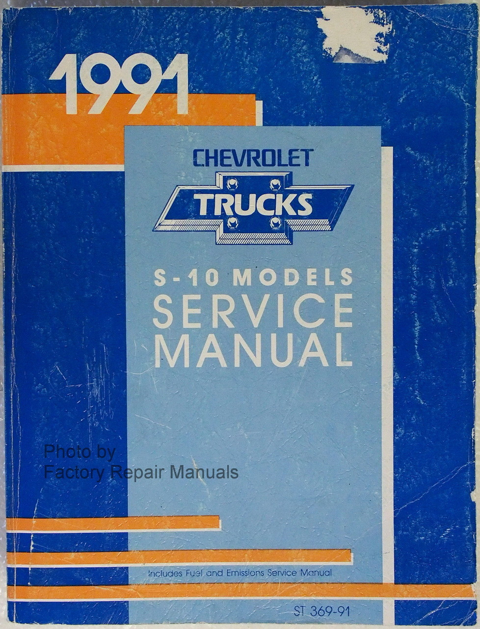 1991 CHEVY S10 REPAIR MANUAL PDF visual data 8