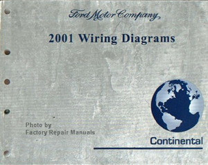 2001 Lincoln Continental Electrical Wiring Diagrams Manual Original