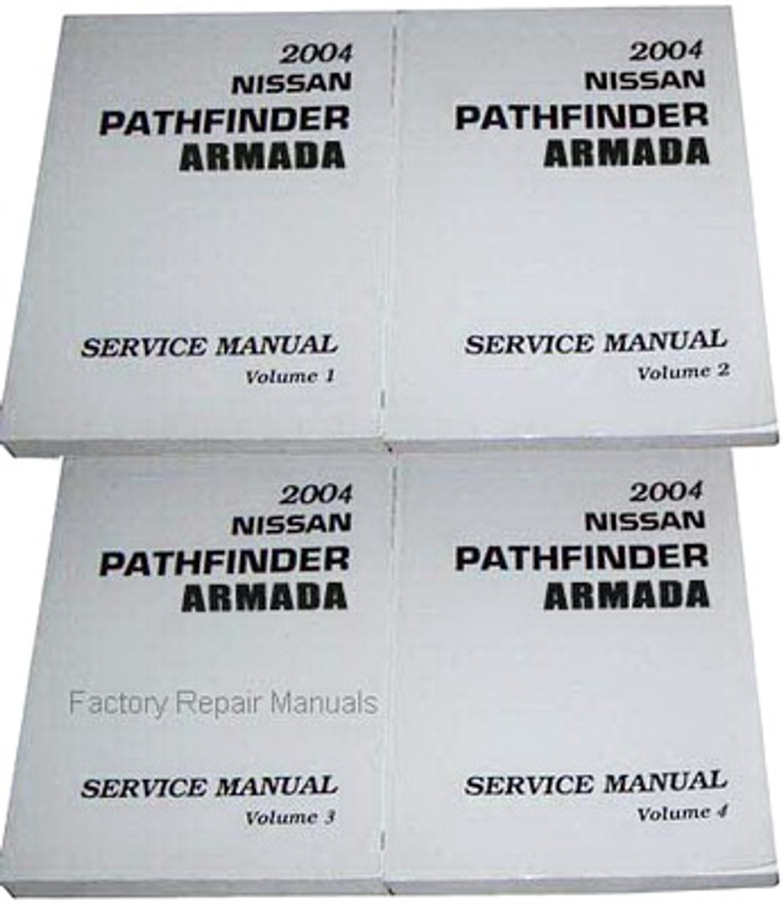 2004 Nissan Pathfinder Armada Factory Service Manual Set Original