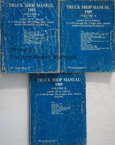 1988 Ford Medium Heavy Duty Truck Shop Service Repair Manual Book