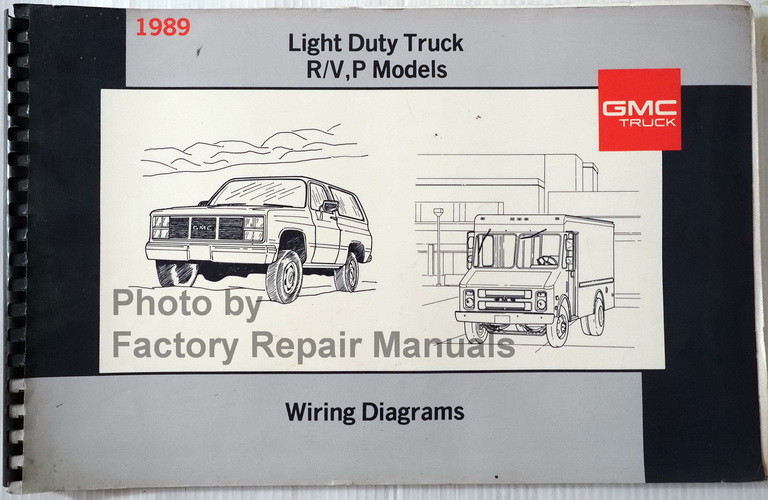 1989 GMC Jimmy Suburban R /V Pickup P Van Wiring