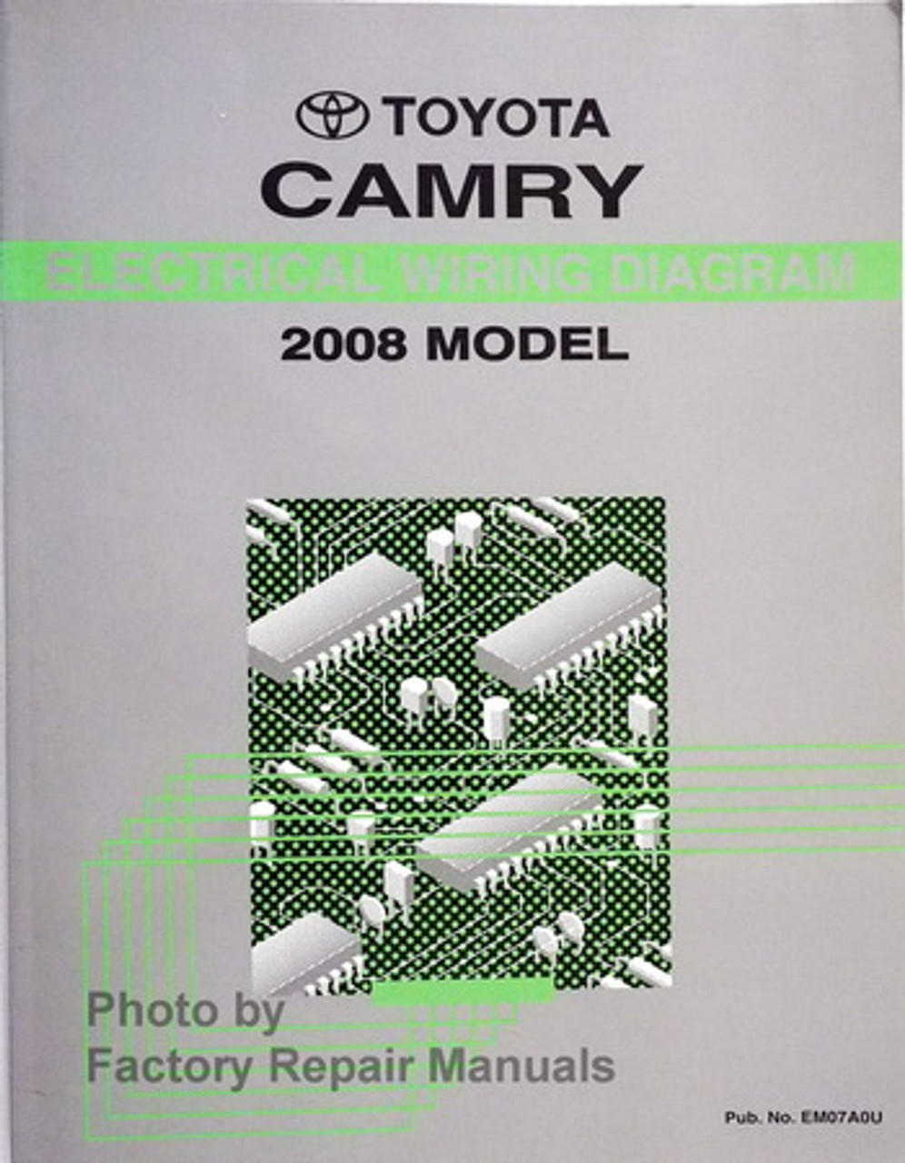 2008 Toyota Camry Electrical Wiring Diagrams Original Factory