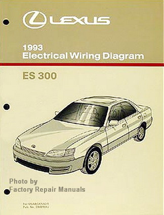 1993 Lexus ES300 Electrical Wiring Diagrams ES 300 Original Manual